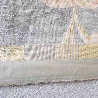 12' x 8' Floral Print Wool Area Rug (PB-KD)