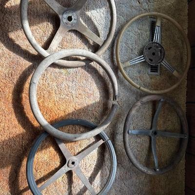 Vintage steering wheels