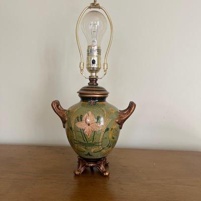Floral Pattern Ceramic Table Lamp (GB1-MG)