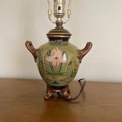 Floral Pattern Ceramic Table Lamp (GB1-MG)