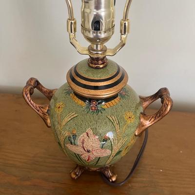 Floral Pattern Ceramic Table Lamp (GB1-MG)