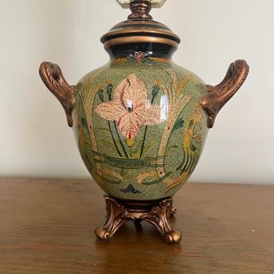 Floral Pattern Ceramic Table Lamp (GB1-MG)
