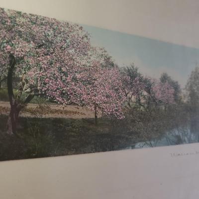 Wallace Nutting Pencil Signed Hand Colored Photograph (GB1-MG)