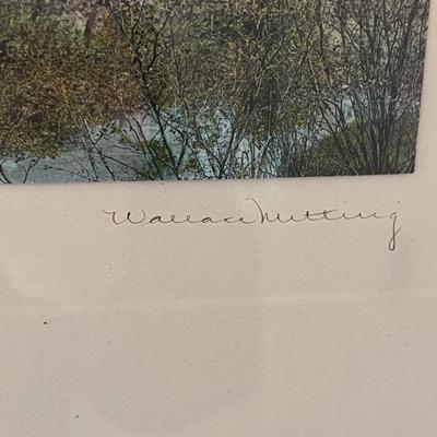 Wallace Nutting Pencil Signed Hand Colored Photograph (GB1-MG)