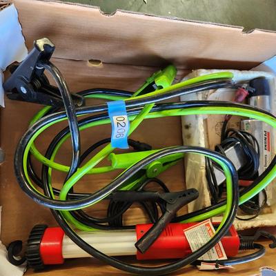 Jumper Cables, Timimg Light , Work light Extension cord.