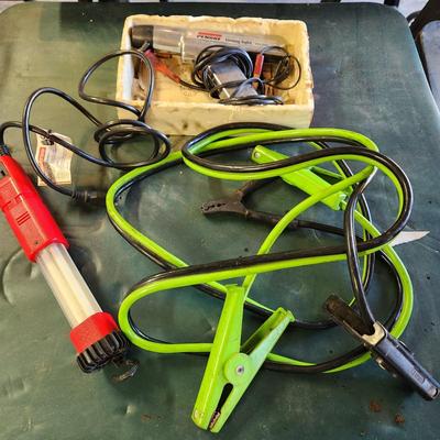 Jumper Cables, Timimg Light , Work light Extension cord.