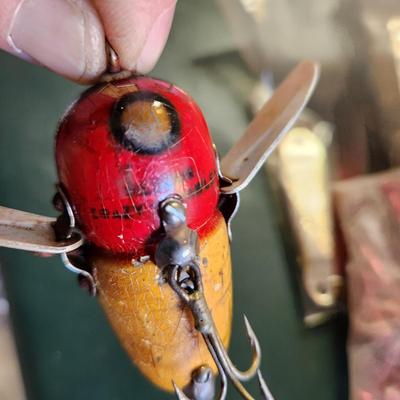 Fishing Tackle Box Loaded with lures , weights, Hooks, Swivels,Rapala J Martini Fish Filet Skinner Knife +++