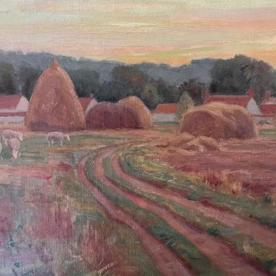 Frank A. Barney Oil on Canvas (GB2-RG)