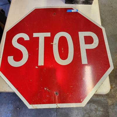 STOP Sign 30" Man Cave Bar Decor