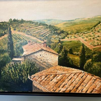 Signed Italian Landscape (GB1-MG)