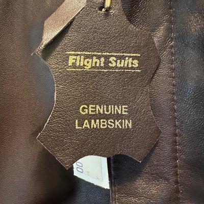 1997 Genuine Lambskin A-2 Flight Jacket & Flyers Coveralls-NEW WITH TAGS