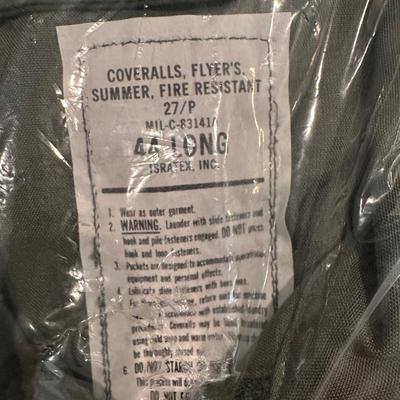 1997 Genuine Lambskin A-2 Flight Jacket & Flyers Coveralls-NEW WITH TAGS