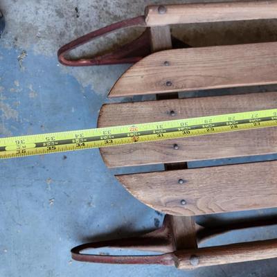 2 Vintage Snow Sleds