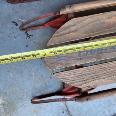 2 Vintage Snow Sleds