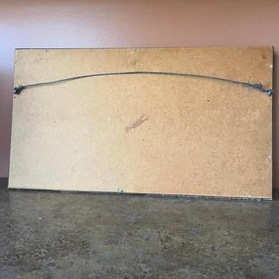 Two Fossil Fish in Wooden Frame (O-MG)