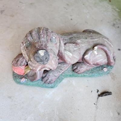 Concrete yard Art Mushroom Dog Frog Squirrel