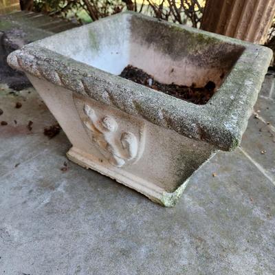 Concrete Planter & Plant Stand