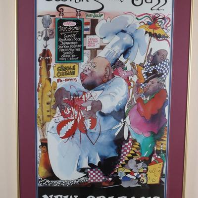 Leo Meiersdorff "Cooking with Jazz" Framed Print