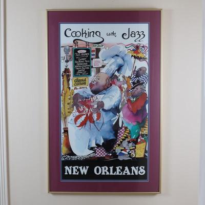 Leo Meiersdorff "Cooking with Jazz" Framed Print