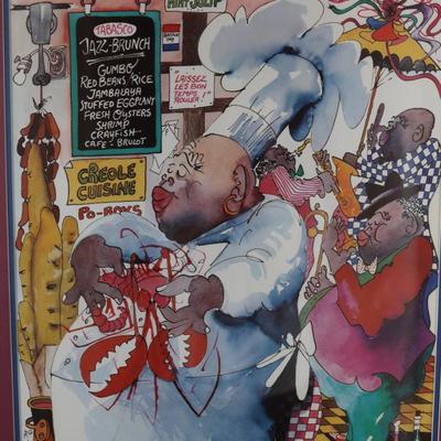Leo Meiersdorff "Cooking with Jazz" Framed Print