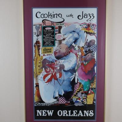 Leo Meiersdorff "Cooking with Jazz" Framed Print