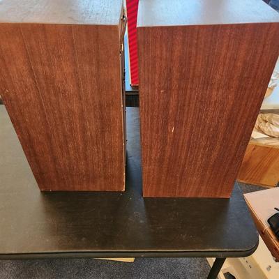 Pair Mid Century Coral for Stereophonic Speakers Fukuyo Sound Co. Japan
