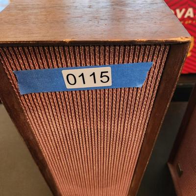 Pair Mid Century Coral for Stereophonic Speakers Fukuyo Sound Co. Japan