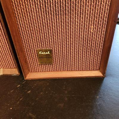 Pair Mid Century Coral for Stereophonic Speakers Fukuyo Sound Co. Japan