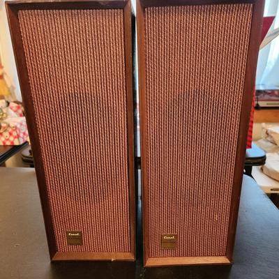 Pair Mid Century Coral for Stereophonic Speakers Fukuyo Sound Co. Japan