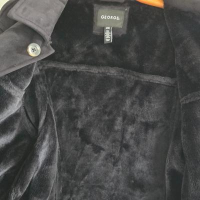 LOT 2B: Assortment of Men's Coats Including Genuine Wilsons Leather Trench Coat