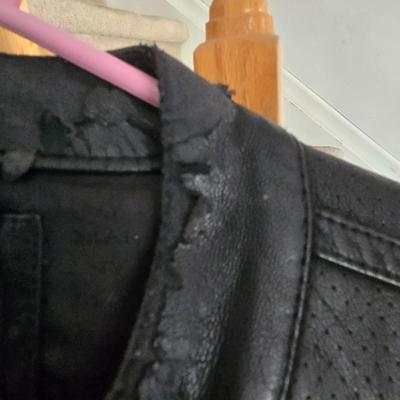 LOT 2B: Assortment of Men's Coats Including Genuine Wilsons Leather Trench Coat