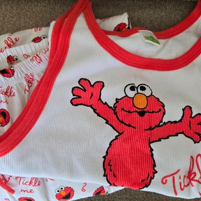 LOT 5B: Fun PJs, Some New with Tags: Elmo, SpongeBob, Pillsbury Dough Boy & More