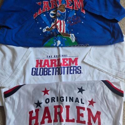 LOT 14B: Harlem Globe Trotters T-Shirts and Jersey