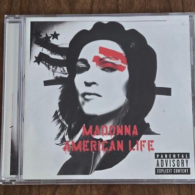 LOT 18B: 2001 Madonna Camo Tank Top & CDs