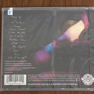 LOT 18B: 2001 Madonna Camo Tank Top & CDs