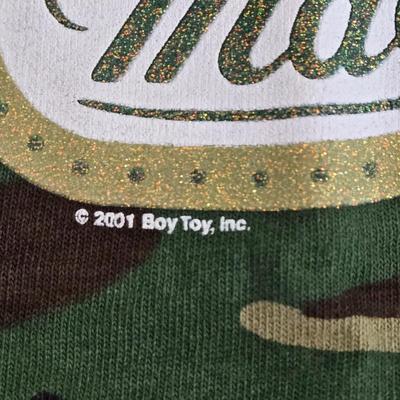 LOT 18B: 2001 Madonna Camo Tank Top & CDs