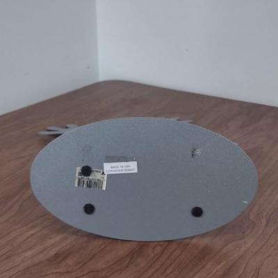 LOT 26B: (2) Vintage Metal Mickey Mouse Silhouette Statues