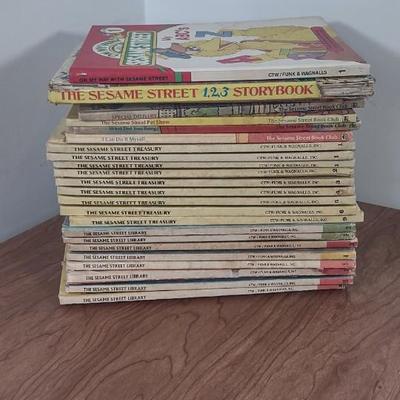 LOT 31B: Vintage Sesame Street Books from the Library and Treasury Collections