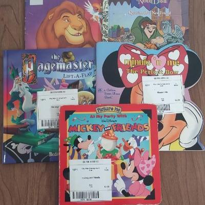 LOT 34B: (2) Disney's Wonderful World of Knowledge Books and Assorted Disney Children Books