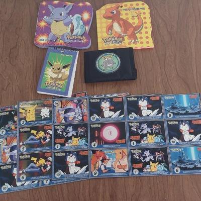 LOT 35B: Pokemon Small Notepads, Pokemon Wallet and Trading Cards from Pokemon the First Movie, Mewtwo Strikes Back