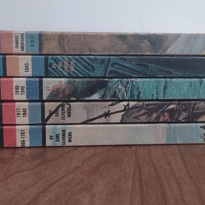 LOT 37B: Assorted Collection of The Golden Book Encyclopedia of Natural Science Books and The Golden Book History of the United States Books