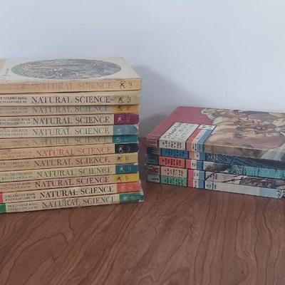 LOT 37B: Assorted Collection of The Golden Book Encyclopedia of Natural Science Books and The Golden Book History of the United States Books