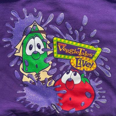 LOT 41B: Vintage Cartoon Character T Shirts - Rugrats, Gumby & Veggie Tales