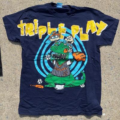 LOT 41B: Vintage Cartoon Character T Shirts - Rugrats, Gumby & Veggie Tales