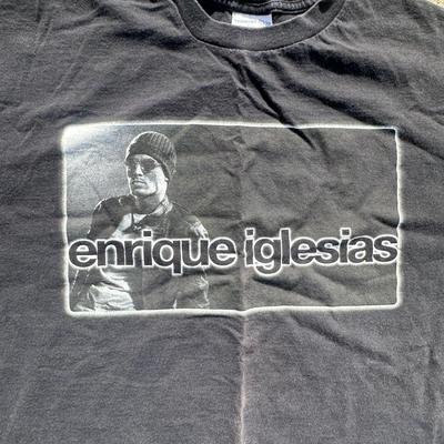 LOT 42B: Two Vintage Enrique Iglesias T Shirts