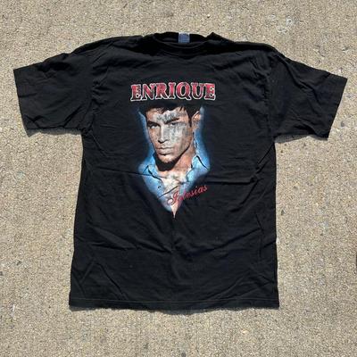LOT 42B: Two Vintage Enrique Iglesias T Shirts