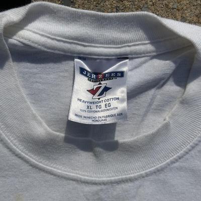 LOT 45B: Vintage Christina Aguilera Stripped Tour And Justin Timberlake Justified Tour T Shirts