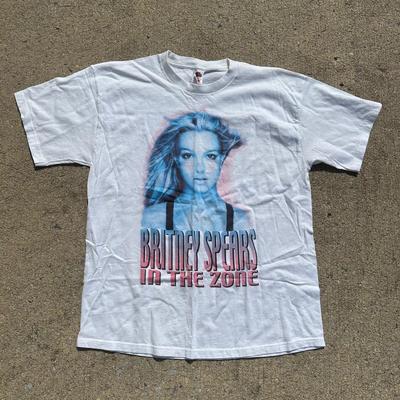 LOT 46B: Vintage Y2K Brittney Spears Tour T Shirts