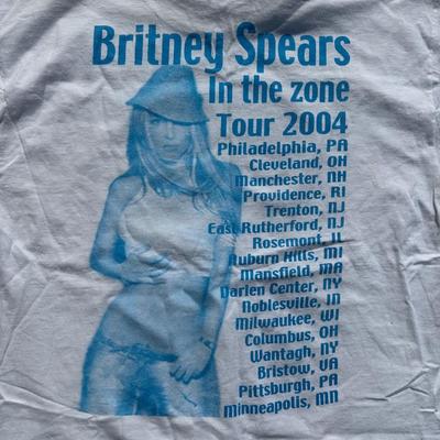 LOT 46B: Vintage Y2K Brittney Spears Tour T Shirts