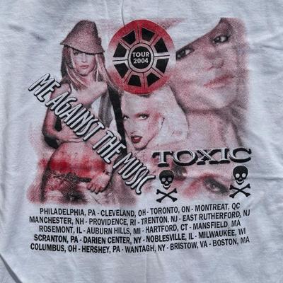 LOT 46B: Vintage Y2K Brittney Spears Tour T Shirts